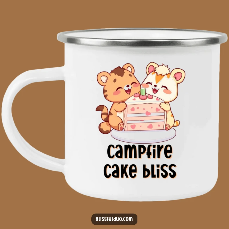 Funny Cake Break Camp Mug a Delicious and Funny Gift