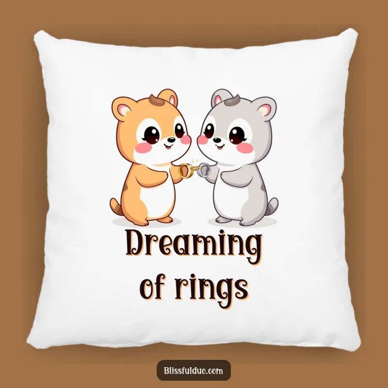 Soft Funny Love Story Pillow a Cozy and Funny Gift