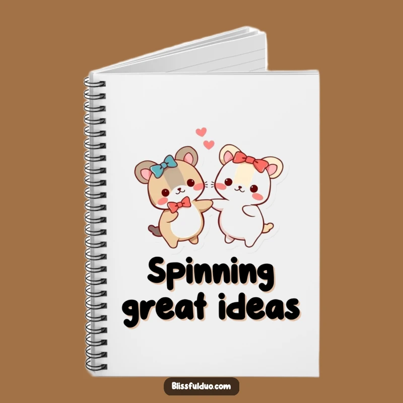 Funny Spinning Friends Notebook a Creative and Funny Gift